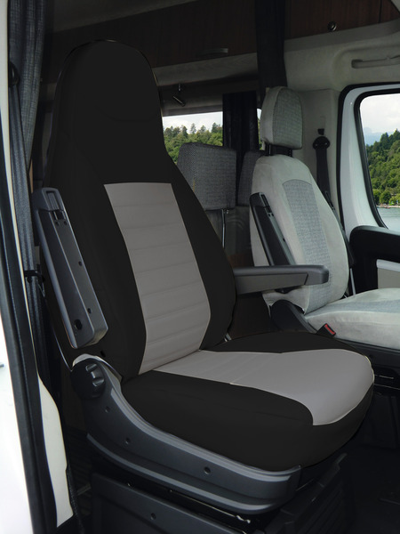 Carbest Integral ochranný poťah pre Fiat Ducato/VW T6.1 California, čierny / sivý