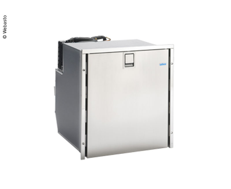 Zásuvková chladnička 65L Inox 12/24V DC, beznámrazová