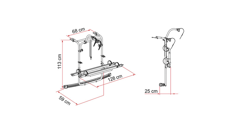 Bicykel na prenášanie - Séria VW - VW Caddy IV</p>