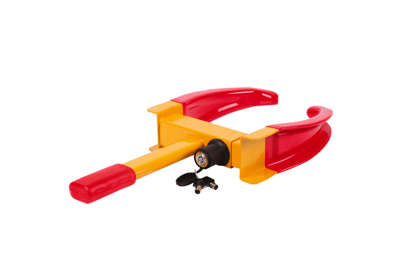 wheel claw for wheels up to 26,5cm width, incl. 2 keys