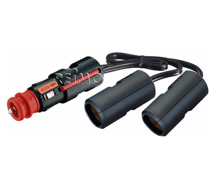 Dvojitá spojka 12/24V 2x8A gr