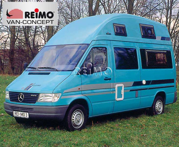 Mercedes Sprinter s vysokou strechou, VW LT so stredným rázvorom, Ergoline, biela farba, od modelového roka 1997