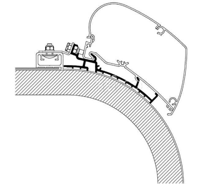 Adaptér pre markízu Rapido, 450 cm