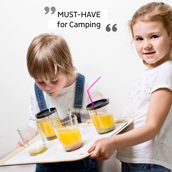 Magnetický plastový pohár na pitie PEARL GRY - sada 2 ks</p>