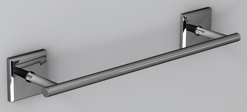 Štvorcový držiak na uteráky