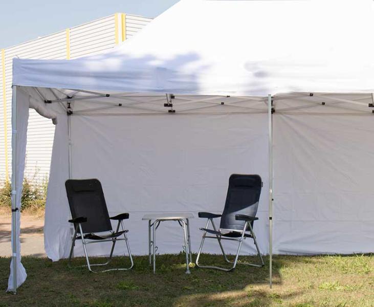 Strešný pavilón biely 3x6m