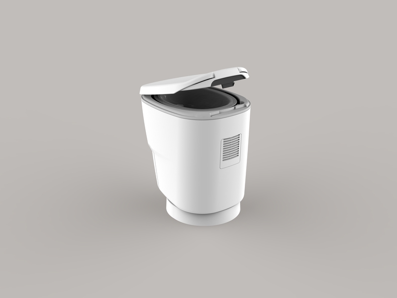 Clesana C1 - Bezvodá toaleta s okrúhlym podstavcom