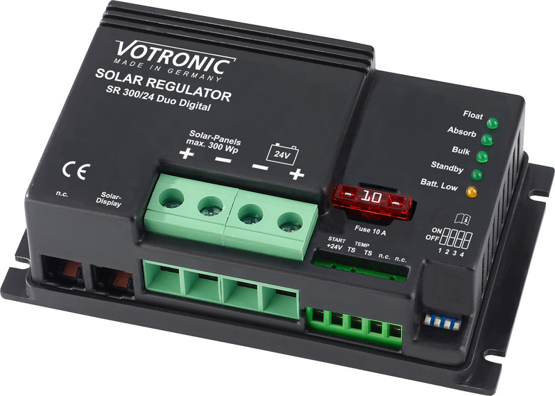 Solárny regulátor nabíjania SR 300-24 Duo Digital – 24 V