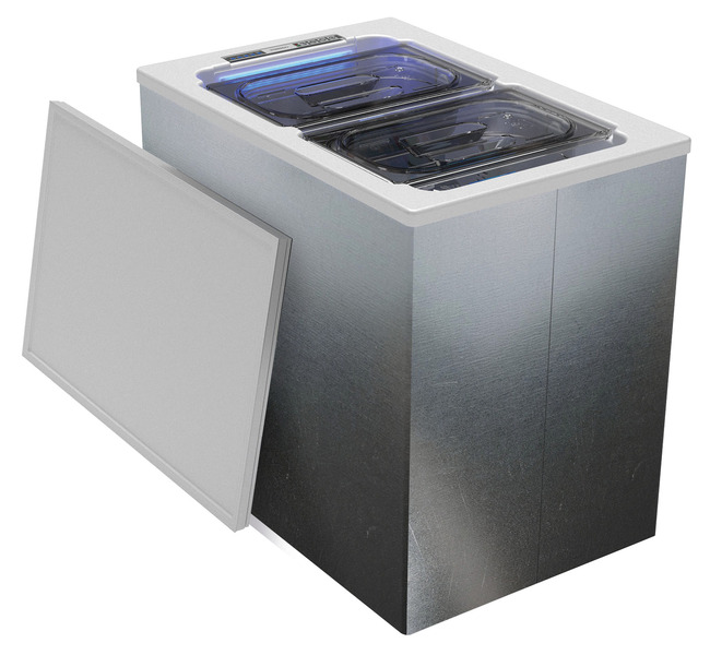 Vstavaný kompresor Toploader TL43 - sivý - 40 l