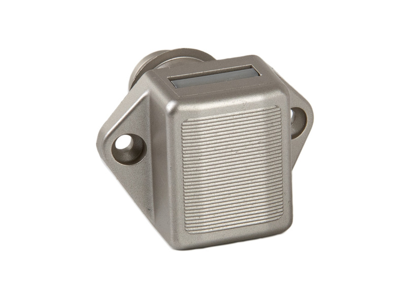 Zámok na nábytok Push Lock Mini – poniklovaný