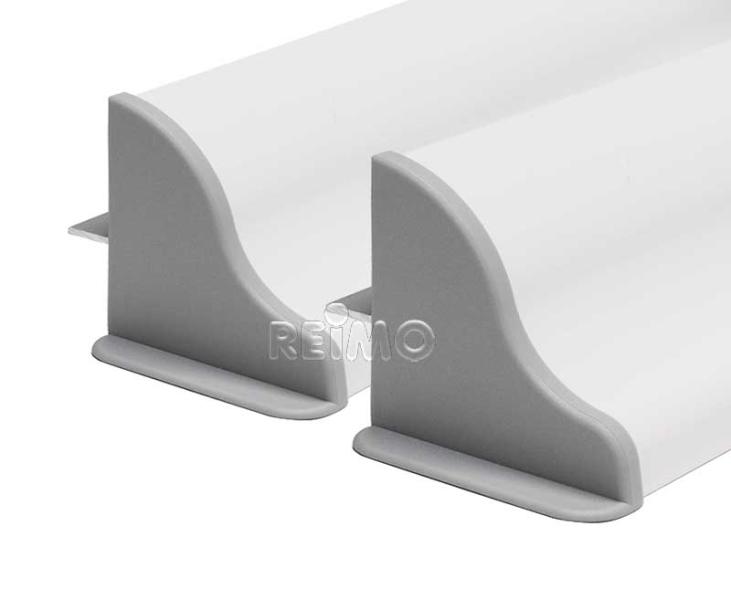 Súprava hliníkových montážnych lišt pre solárne panely – šírka do 550 mm – biela