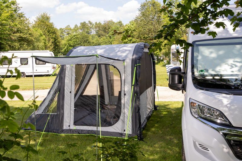 Nafukovacia markíza pre autobusy Tour Breeze Air - v 3 výškach upevnenia