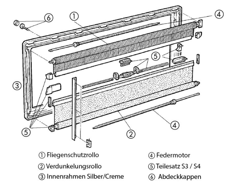 Krytky Dometic slonová kosť Ă 9 mm 12 ks.