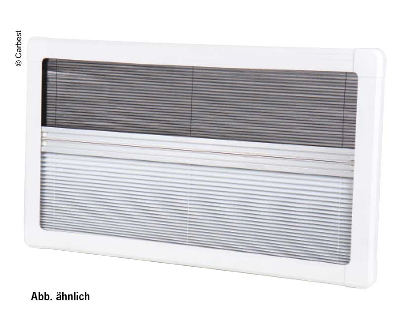 Carbest Blackout Pleated Blind with Flyscreen for RW Eco 800x450