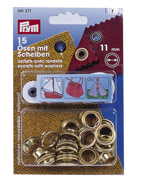 Brass-eyelets - 11mm