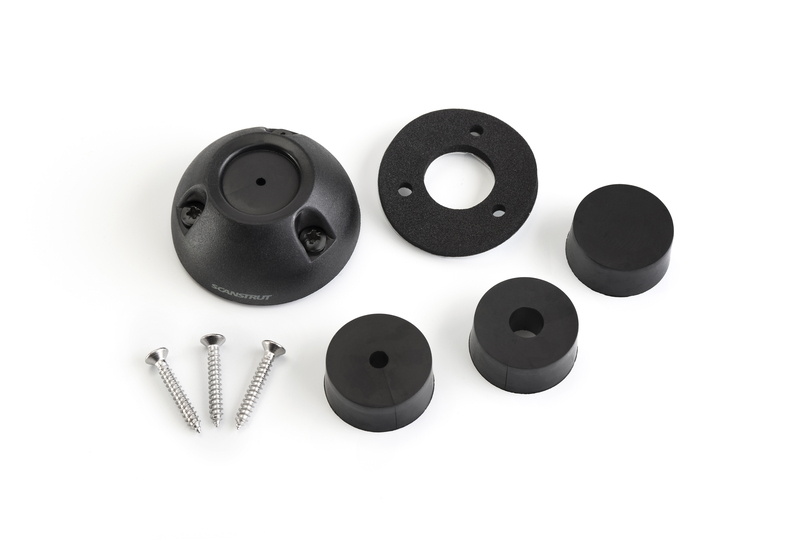 Plastový strešný kanál Scanstrut 2-8 m - horizontálny - čierny</p>