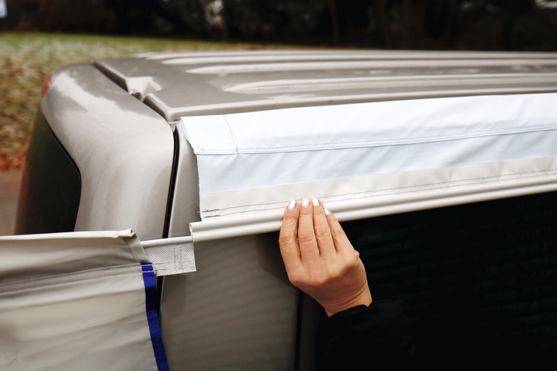 Magnetický adaptér na upevnenie markízy k vozidlu