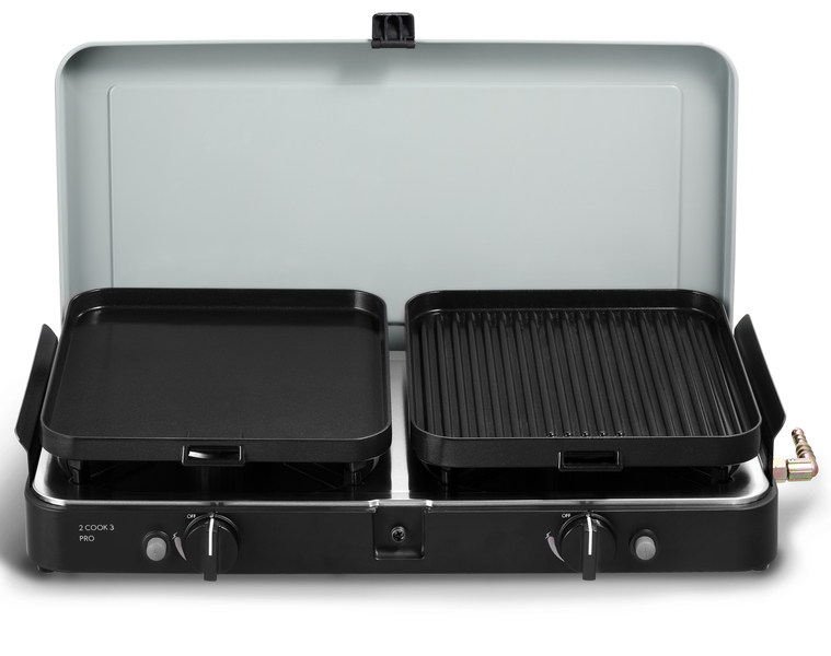 Plynový sporák/plynový gril CADAC 2-Cook 3 Pro Deluxe 50 mbar</p>