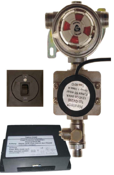 Regulátor tlaku plynu Multimatik CPU s 2 fľašami