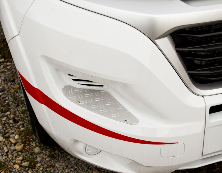 Hliníková nášľapná doska pre lištu nárazníka Fiat Ducato od roku 2014