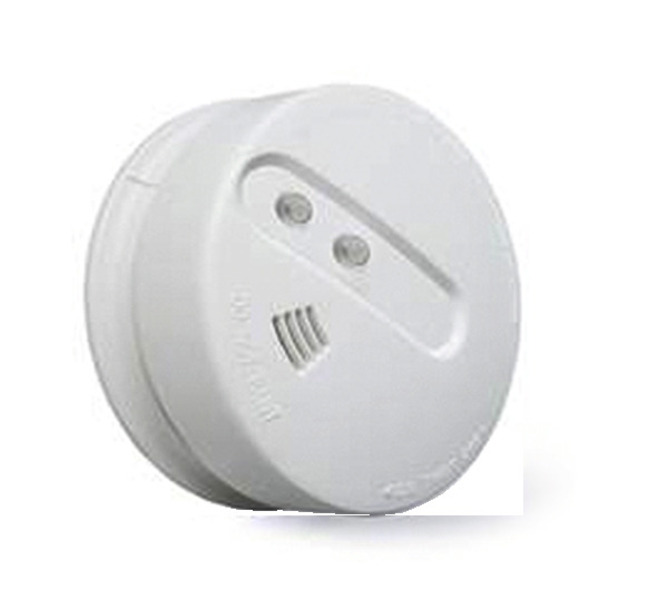 Smoke detector with battery, Ø 128x38mm