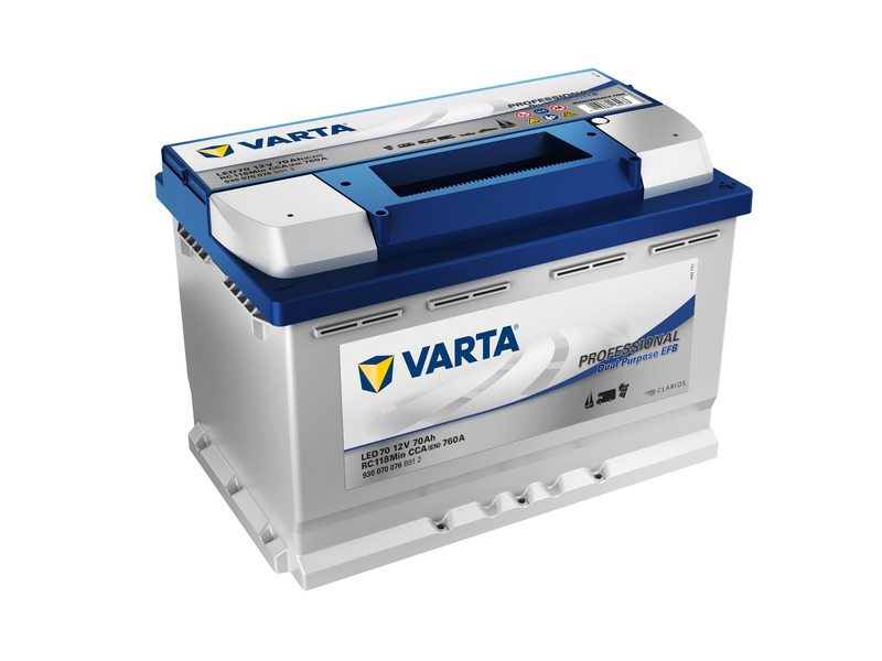 VARTA Professional Dual Purpose EFB - LED70 - 70 Ah</p>