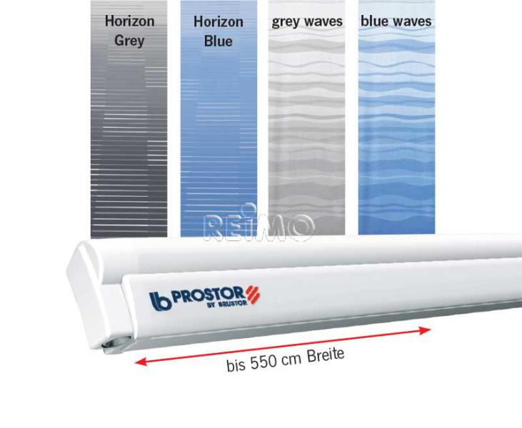 Dometic Perfect Wall 1500 nástenná markíza, kryt: biely Farba: Horizon Grey