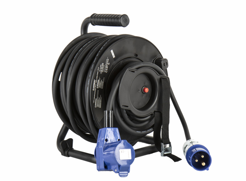 Káblový bubon CEE H07RN-F 3G2,5 mm² – 25 m s uhlovou spojkou