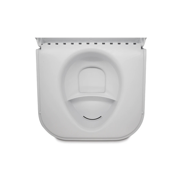 Kompaktná kompostovacia toaleta s elektrickým miešadlom - biela - verzia 4</p>