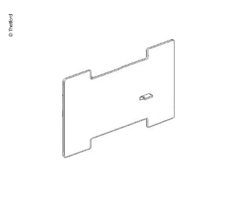 Kryt ventilačného otvoru 257 × 432, biely