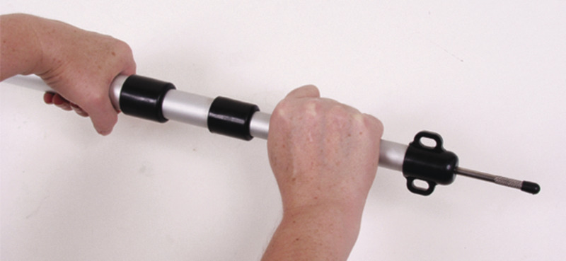 Teleskopická hliníková tyč - so zámkom otočného mechanizmu</p>