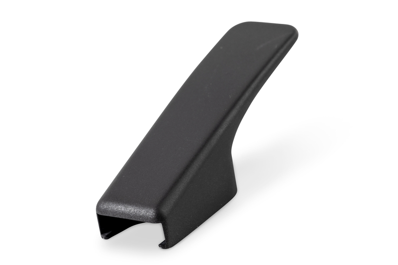 Kovový háčik na kabáty - čierny - štvorcový - neskladací</p>