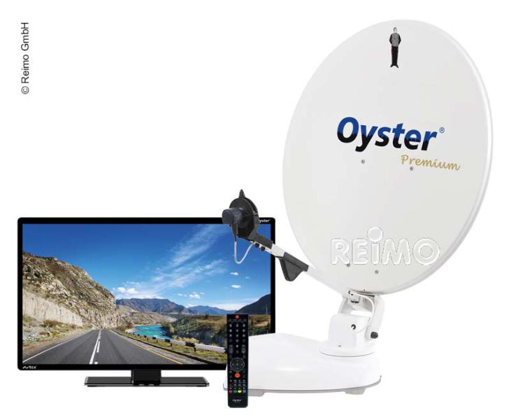 Oyster® 85 TWIN SKEW Prémiový satelitný systém vrátane 19" Oyster® TV
