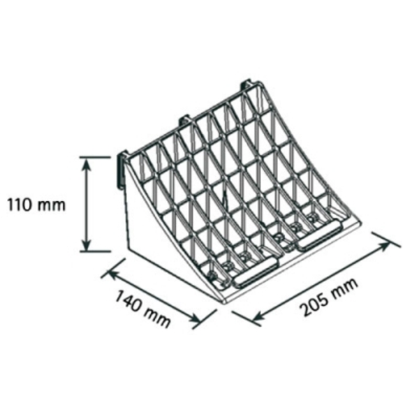 Parkovacia zátka pre Maxikeil - čierna - sada 2 ks</p>