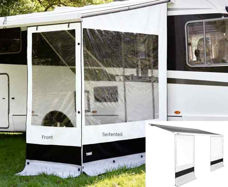 Thule RainBlocker SET, 2-dielny, 2 diely so 127 cm, výška 185 cm, predná stena