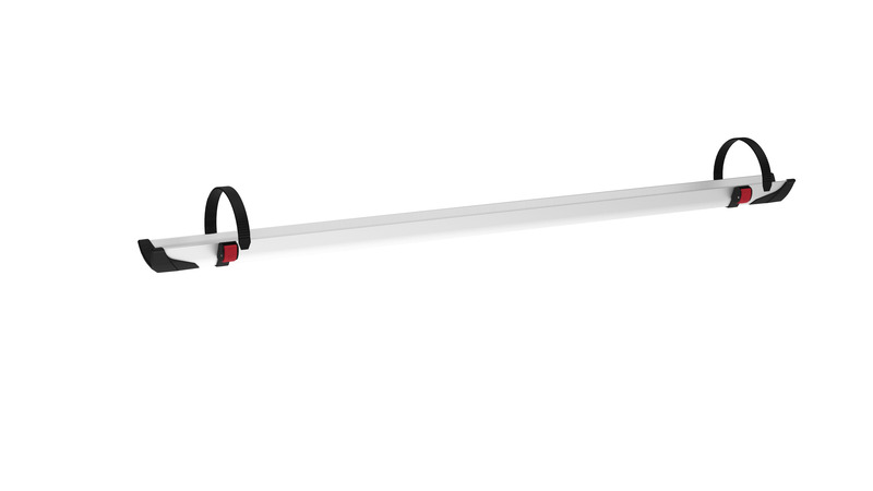 Cyklistická koľajnica Rail Plus XL – strieborná