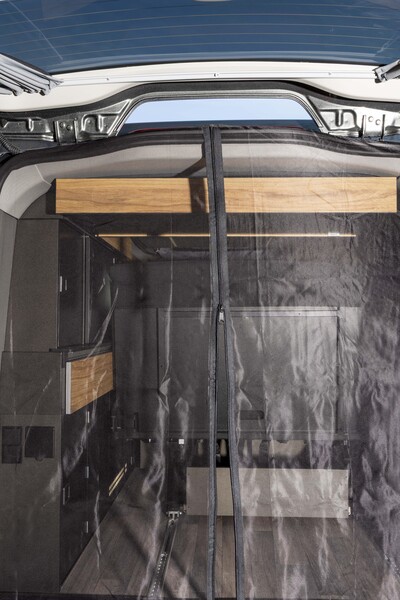 Sieť proti komárom s magnetickým upevnením pre Ford V710 Custom / Tourneo od roku 2023 – zadné dvere