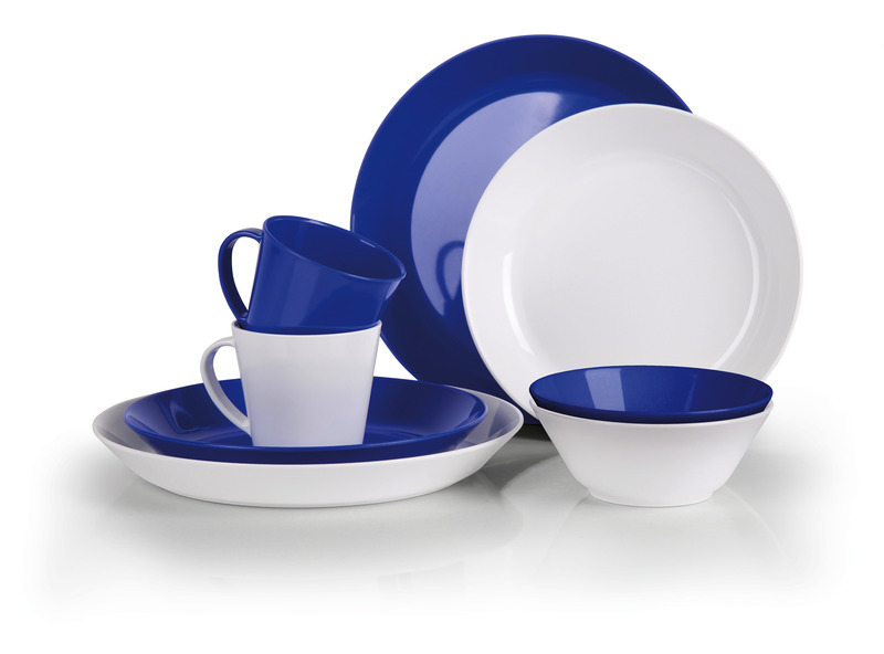 Camp4 tableware set SAVE THE OCEAN - 8 pcs. for 2 persons