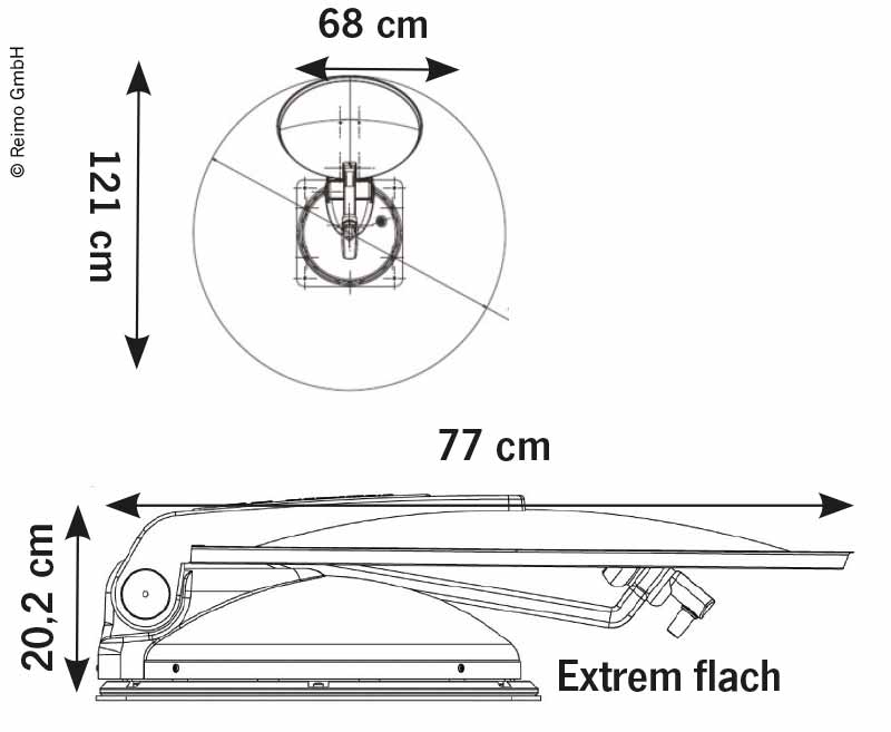 Carbest Travelsat - Automatický satelitný systém (68 cm) HOTBIRD</p>