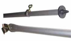 Hliníková hurikánová tyč 170-260 cm Ă25 mm