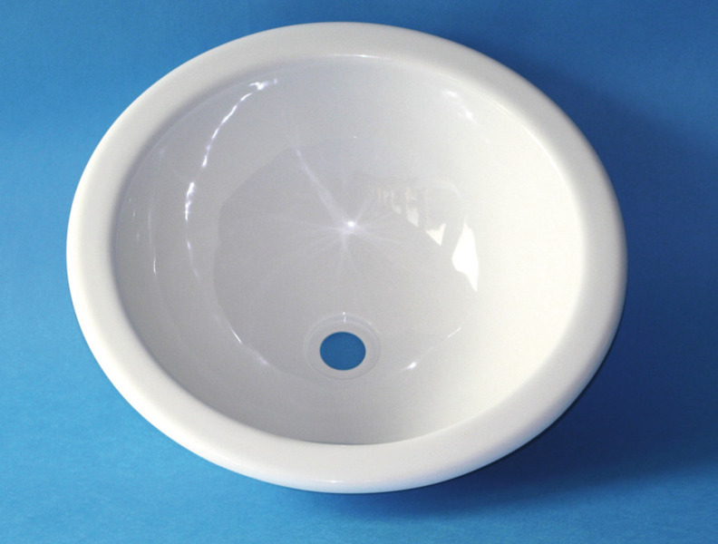Washbasin round 300 white