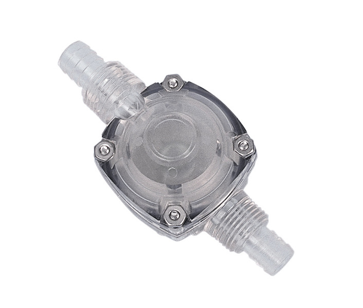 Vodný filter s obojstranným pripojením hadice 12 mm