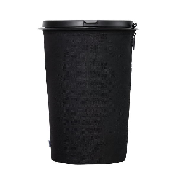 Odpadkový kôš Flextrash, 3 l, čierny, biologicky rozložiteľný materiál