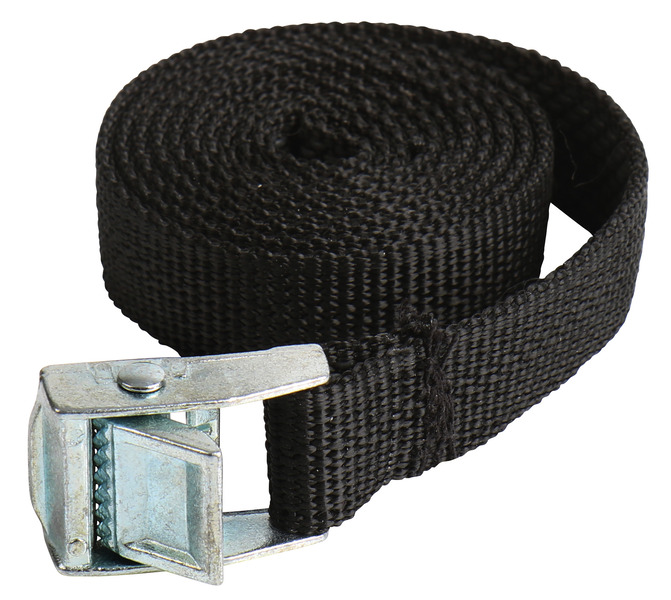 Tension Belt for Gas Bottle Holder, Black with Clamp Buckle