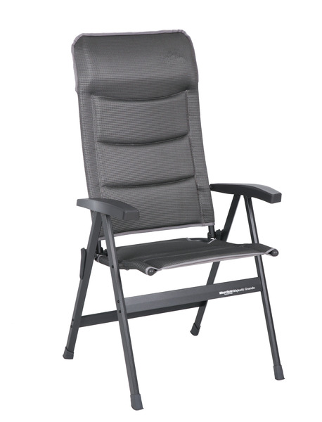Kempingová stolička MAJESTIC GRANDE - Mid Grey</p>