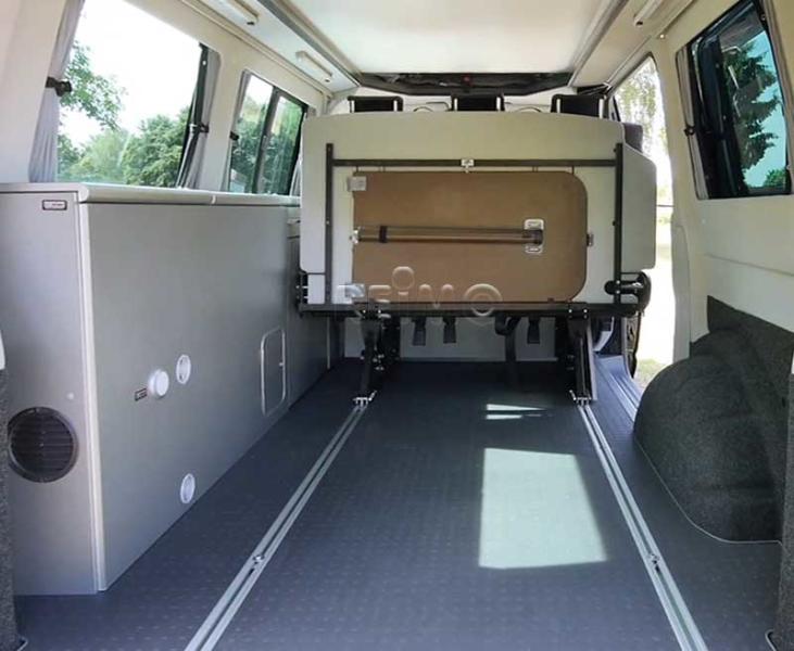 Séria nábytku CityVan, antracitová, pre VW T6/5 s krátkym rázvorom