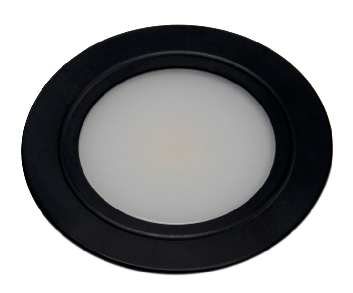 Recessed spotlight COB, black 68