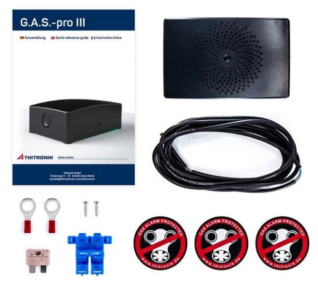 Detektor plynu G.A.S-pro III (uhlíkový monoxid a skvapalnené plyny)
