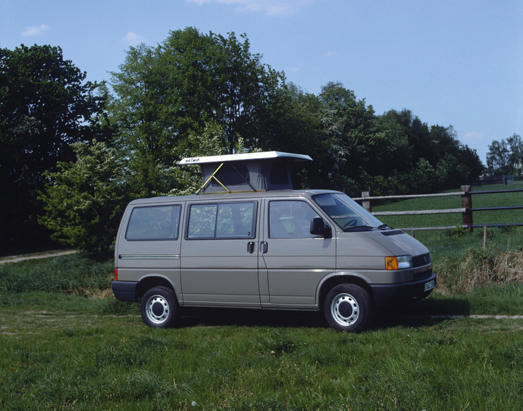 Superplochá sklopná strecha VW T4 – biela