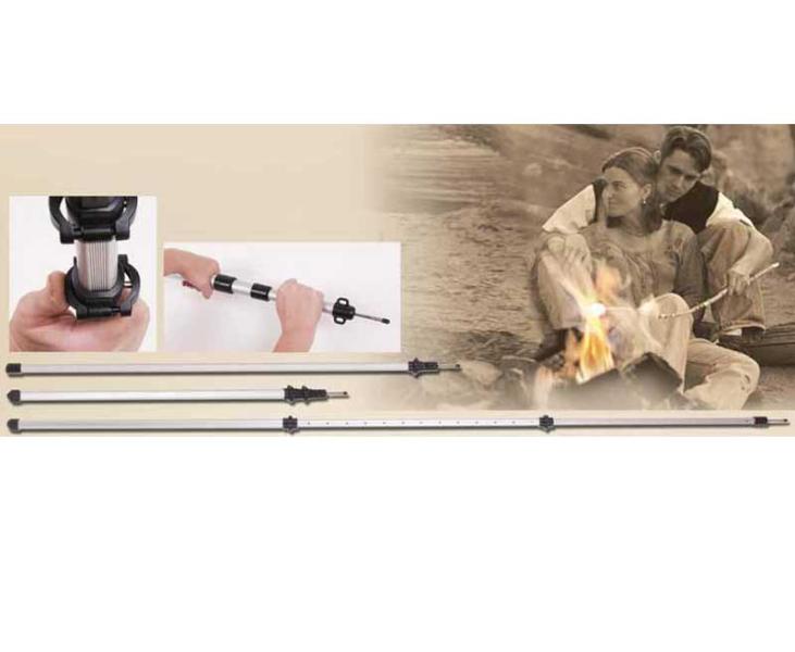 Luxusná hliníková teleskopická tyč so štvorhranom s tlačidlom na uzamknutie</p>